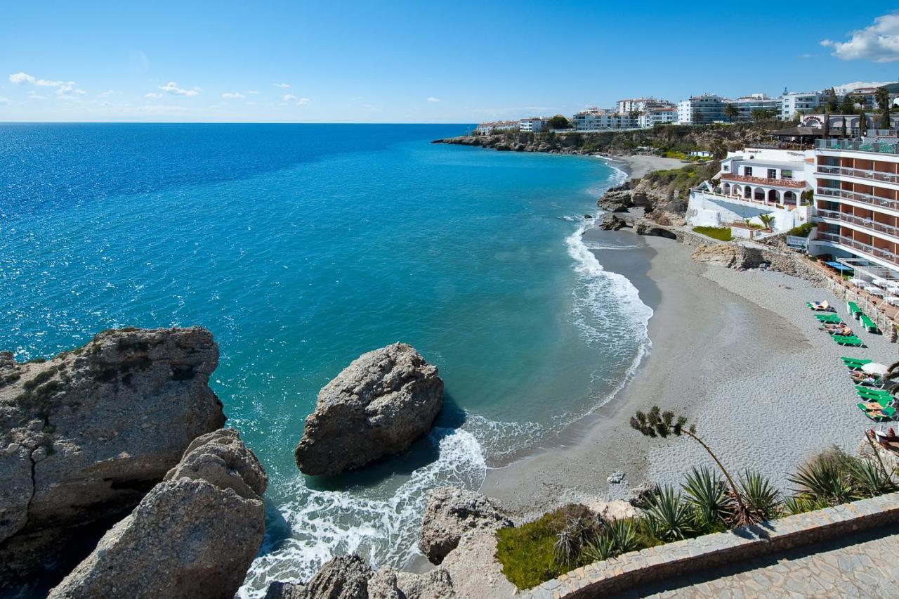 Apartamento Vista Mar Frontal Con Parking Torrox Kültér fotó
